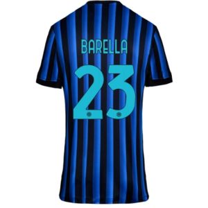 Koszulka piłkarska Inter Milan Nicolo Barella #23 Koszulka Podstawowej damskie 2025-26 Krótki Rękaw