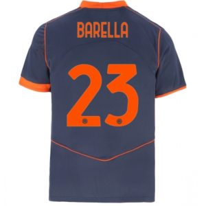 Koszulka piłkarska Inter Milan Nicolo Barella #23 Koszulka Trzeciej 2025-26 Krótki Rękaw
