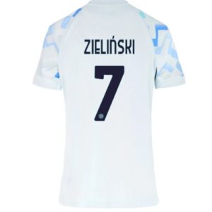 Koszulka piłkarska Inter Milan Piotr Zielinski #7 Koszulka Wyjazdowej damskie 2025-26 Krótki Rękaw