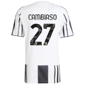 Koszulka piłkarska Juventus Andrea Cambiaso #27 Koszulka Podstawowej 2025-26 Krótki Rękaw