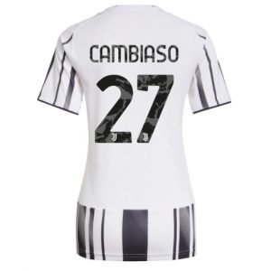 Koszulka piłkarska Juventus Andrea Cambiaso #27 Koszulka Podstawowej damskie 2025-26 Krótki Rękaw