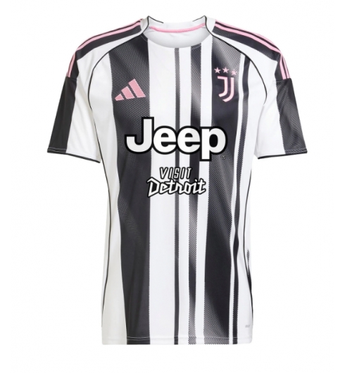 Koszulka piłkarska Juventus Dusan Vlahovic #9 Koszulka Podstawowej 2025-26 Krótki Rękaw 2 Koszulka piłkarska Juventus Dusan Vlahovic #9 Koszulka Podstawowej 2025-26 Krótki Rękaw