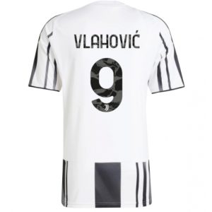 Koszulka piłkarska Juventus Dusan Vlahovic #9 Koszulka Podstawowej 2025-26 Krótki Rękaw Koszulka piłkarska Juventus Dusan Vlahovic #9 Koszulka Podstawowej 2025-26 Krótki Rękaw