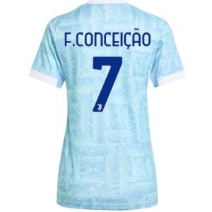 Koszulka piłkarska Juventus Francisco Conceicao #7 Koszulka Wyjazdowej damskie 2025-26 Krótki Rękaw