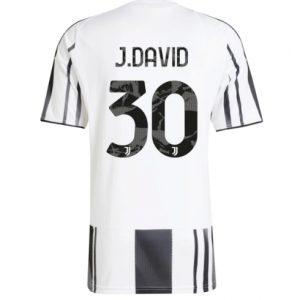 Koszulka piłkarska Juventus Jonathan David #30 Koszulka Podstawowej 2025-26 Krótki Rękaw
