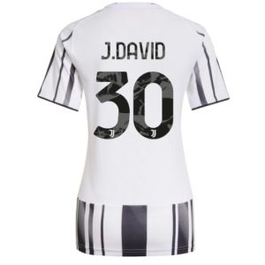 Koszulka piłkarska Juventus Jonathan David #30 Koszulka Podstawowej damskie 2025-26 Krótki Rękaw
