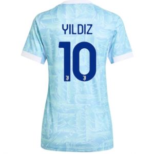 Koszulka piłkarska Juventus Kenan Yildiz #10 Koszulka Wyjazdowej damskie 2025-26 Krótki Rękaw