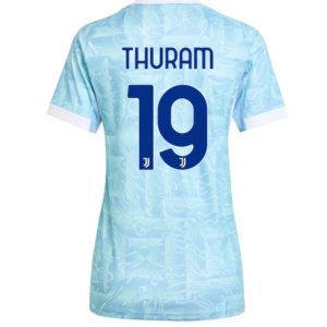 Koszulka piłkarska Juventus Khephren Thuram #19 Koszulka Wyjazdowej damskie 2025-26 Krótki Rękaw