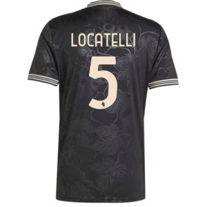 Koszulka piłkarska Juventus Manuel Locatelli #5 Koszulka Trzeciej 2025-26 Krótki Rękaw Koszulka piłkarska Juventus Manuel Locatelli #5 Koszulka Trzeciej 2025-26 Krótki Rękaw
