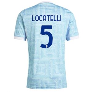 Koszulka piłkarska Juventus Manuel Locatelli #5 Koszulka Wyjazdowej 2025-26 Krótki Rękaw Koszulka piłkarska Juventus Manuel Locatelli #5 Koszulka Wyjazdowej 2025-26 Krótki Rękaw