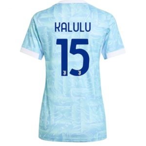 Koszulka piłkarska Juventus Pierre Kalulu #15 Koszulka Wyjazdowej damskie 2025-26 Krótki Rękaw