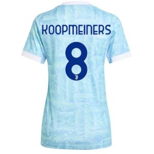 Koszulka piłkarska Juventus Teun Koopmeiners #8 Koszulka Wyjazdowej damskie 2025-26 Krótki Rękaw