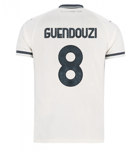 Koszulka piłkarska Lazio Matteo Guendouzi #8 Koszulka Wyjazdowej 2025-26 Krótki Rękaw Koszulka piłkarska Lazio Matteo Guendouzi #8 Koszulka Wyjazdowej 2025-26 Krótki Rękaw