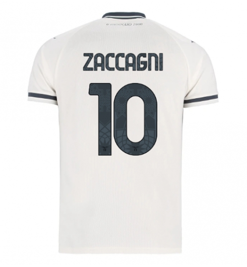 Koszulka piłkarska Lazio Mattia Zaccagni #10 Koszulka Wyjazdowej 2025-26 Krótki Rękaw Koszulka piłkarska Lazio Mattia Zaccagni #10 Koszulka Wyjazdowej 2025-26 Krótki Rękaw