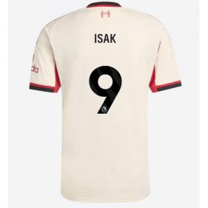 Koszulka piłkarska Liverpool Alexander Isak #9 Koszulka Wyjazdowej 2025-26 Krótki Rękaw