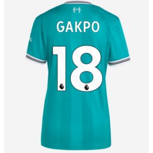 Koszulka piłkarska Liverpool Cody Gakpo #18 Koszulka Trzeciej damskie 2025-26 Krótki Rękaw