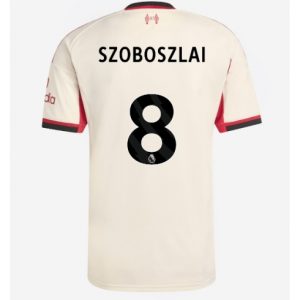 Koszulka piłkarska Liverpool Dominik Szoboszlai #8 Koszulka Wyjazdowej 2025-26 Krótki Rękaw