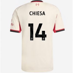 Koszulka piłkarska Liverpool Federico Chiesa #14 Koszulka Wyjazdowej 2025-26 Krótki Rękaw