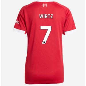 Koszulka piłkarska Liverpool Florian Wirtz #7 Koszulka Podstawowej damskie 2025-26 Krótki Rękaw