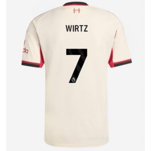 Koszulka piłkarska Liverpool Florian Wirtz #7 Koszulka Wyjazdowej 2025-26 Krótki Rękaw