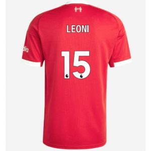 Koszulka piłkarska Liverpool Giovanni Leoni #15 Koszulka Podstawowej 2025-26 Krótki Rękaw