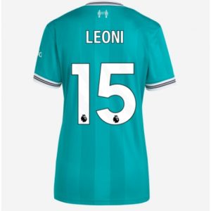 Koszulka piłkarska Liverpool Giovanni Leoni #15 Koszulka Trzeciej damskie 2025-26 Krótki Rękaw
