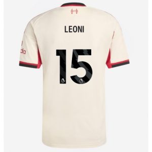 Koszulka piłkarska Liverpool Giovanni Leoni #15 Koszulka Wyjazdowej 2025-26 Krótki Rękaw