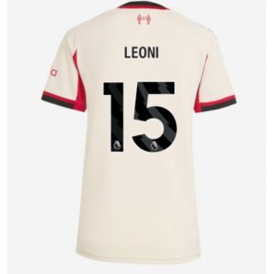 Koszulka piłkarska Liverpool Giovanni Leoni #15 Koszulka Wyjazdowej damskie 2025-26 Krótki Rękaw