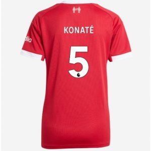 Koszulka piłkarska Liverpool Ibrahima Konate #5 Koszulka Podstawowej damskie 2025-26 Krótki Rękaw