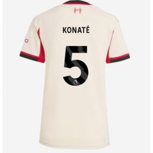 Koszulka piłkarska Liverpool Ibrahima Konate #5 Koszulka Wyjazdowej damskie 2025-26 Krótki Rękaw