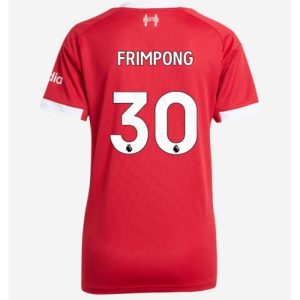 Koszulka piłkarska Liverpool Jeremie Frimpong #30 Koszulka Podstawowej damskie 2025-26 Krótki Rękaw