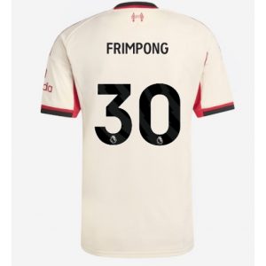 Koszulka piłkarska Liverpool Jeremie Frimpong #30 Koszulka Wyjazdowej 2025-26 Krótki Rękaw