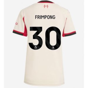 Koszulka piłkarska Liverpool Jeremie Frimpong #30 Koszulka Wyjazdowej damskie 2025-26 Krótki Rękaw