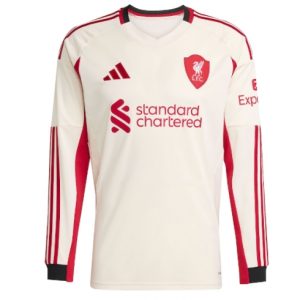 Koszulka piłkarska Liverpool Koszulka Wyjazdowej 2025-26 Długi Rękaw