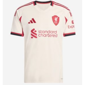 Koszulka piłkarska Liverpool Koszulka Wyjazdowej 2025-26 Krótki Rękaw