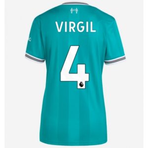 Koszulka piłkarska Liverpool Virgil van Dijk #4 Koszulka Trzeciej damskie 2025-26 Krótki Rękaw