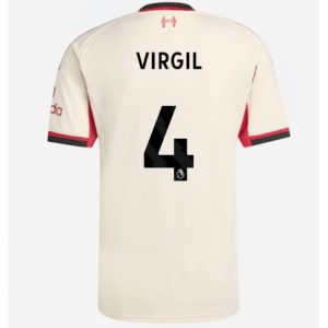 Koszulka piłkarska Liverpool Virgil van Dijk #4 Koszulka Wyjazdowej 2025-26 Krótki Rękaw