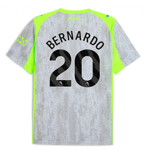 Koszulka piłkarska Manchester City Bernardo Silva #20 Koszulka Trzeciej 2025-26 Krótki Rękaw Koszulka piłkarska Manchester City Bernardo Silva #20 Koszulka Trzeciej 2025-26 Krótki Rękaw