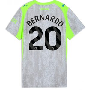 Koszulka piłkarska Manchester City Bernardo Silva #20 Koszulka Trzeciej damskie 2025-26 Krótki Rękaw