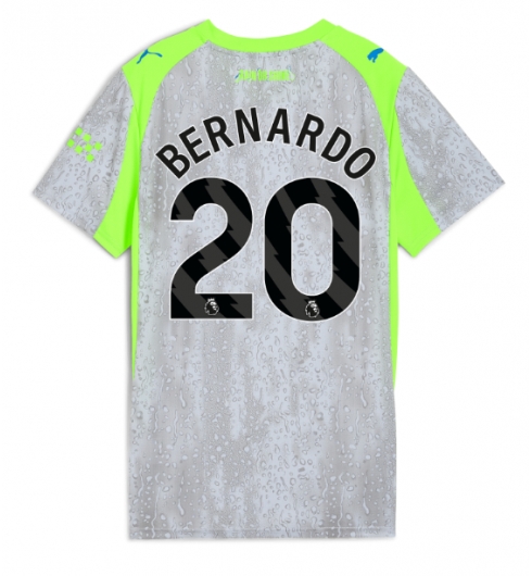 Koszulka piłkarska Manchester City Bernardo Silva #20 Koszulka Trzeciej damskie 2025-26 Krótki Rękaw Koszulka piłkarska Manchester City Bernardo Silva #20 Koszulka Trzeciej damskie 2025-26 Krótki Rękaw