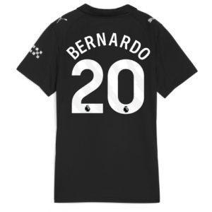 Koszulka piłkarska Manchester City Bernardo Silva #20 Koszulka Wyjazdowej damskie 2025-26 Krótki Rękaw