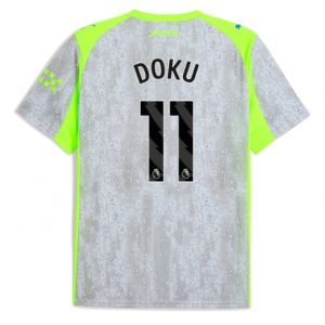 Koszulka piłkarska Manchester City Jeremy Doku #11 Koszulka Trzeciej 2025-26 Krótki Rękaw Koszulka piłkarska Manchester City Jeremy Doku #11 Koszulka Trzeciej 2025-26 Krótki Rękaw