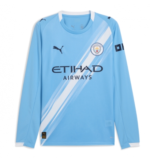 Koszulka piłkarska Manchester City Koszulka Podstawowej 2025-26 Długi Rękaw Koszulka piłkarska Manchester City Koszulka Podstawowej 2025-26 Długi Rękaw