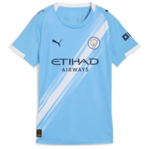 Koszulka piłkarska Manchester City Koszulka Podstawowej damskie 2025-26 Krótki Rękaw