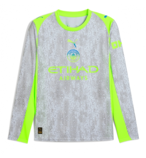 Koszulka piłkarska Manchester City Koszulka Trzeciej 2025-26 Długi Rękaw Koszulka piłkarska Manchester City Koszulka Trzeciej 2025-26 Długi Rękaw