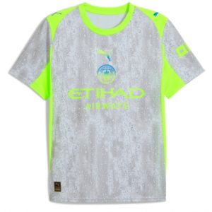 Koszulka piłkarska Manchester City Koszulka Trzeciej 2025-26 Krótki Rękaw