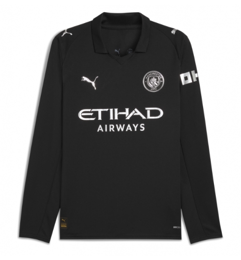 Koszulka piłkarska Manchester City Koszulka Wyjazdowej 2025-26 Długi Rękaw Koszulka piłkarska Manchester City Koszulka Wyjazdowej 2025-26 Długi Rękaw