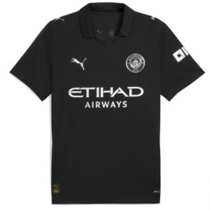 Koszulka piłkarska Manchester City Koszulka Wyjazdowej 2025-26 Krótki Rękaw