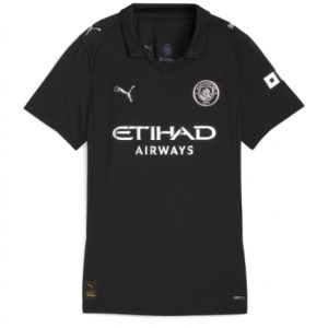 Koszulka piłkarska Manchester City Koszulka Wyjazdowej damskie 2025-26 Krótki Rękaw Koszulka piłkarska Manchester City Koszulka Wyjazdowej damskie 2025-26 Krótki Rękaw