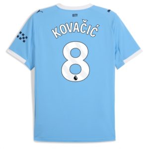 Koszulka piłkarska Manchester City Mateo Kovacic #8 Koszulka Podstawowej 2025-26 Krótki Rękaw